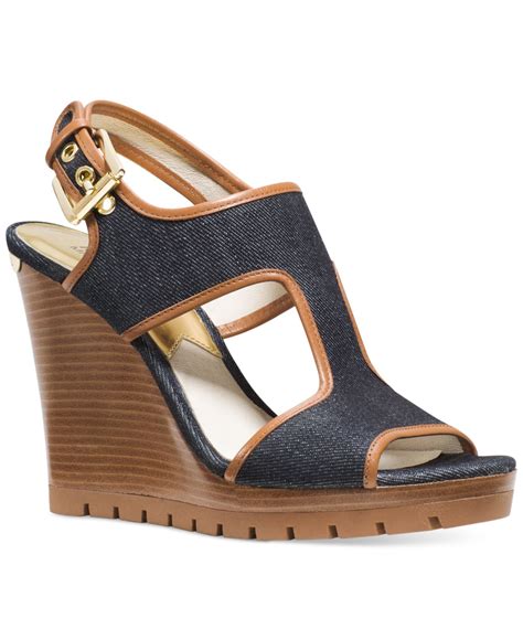 michael kors women sandal|michael kors denim sandals.